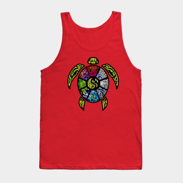 Turtle Bagua Tank Top by Jan4insight TeeStore